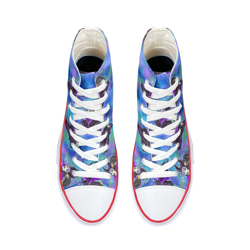 Evil Fairy High Top Canvas Shoes