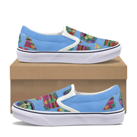 Mouse Cactus Pedal canvas shoes for Adult