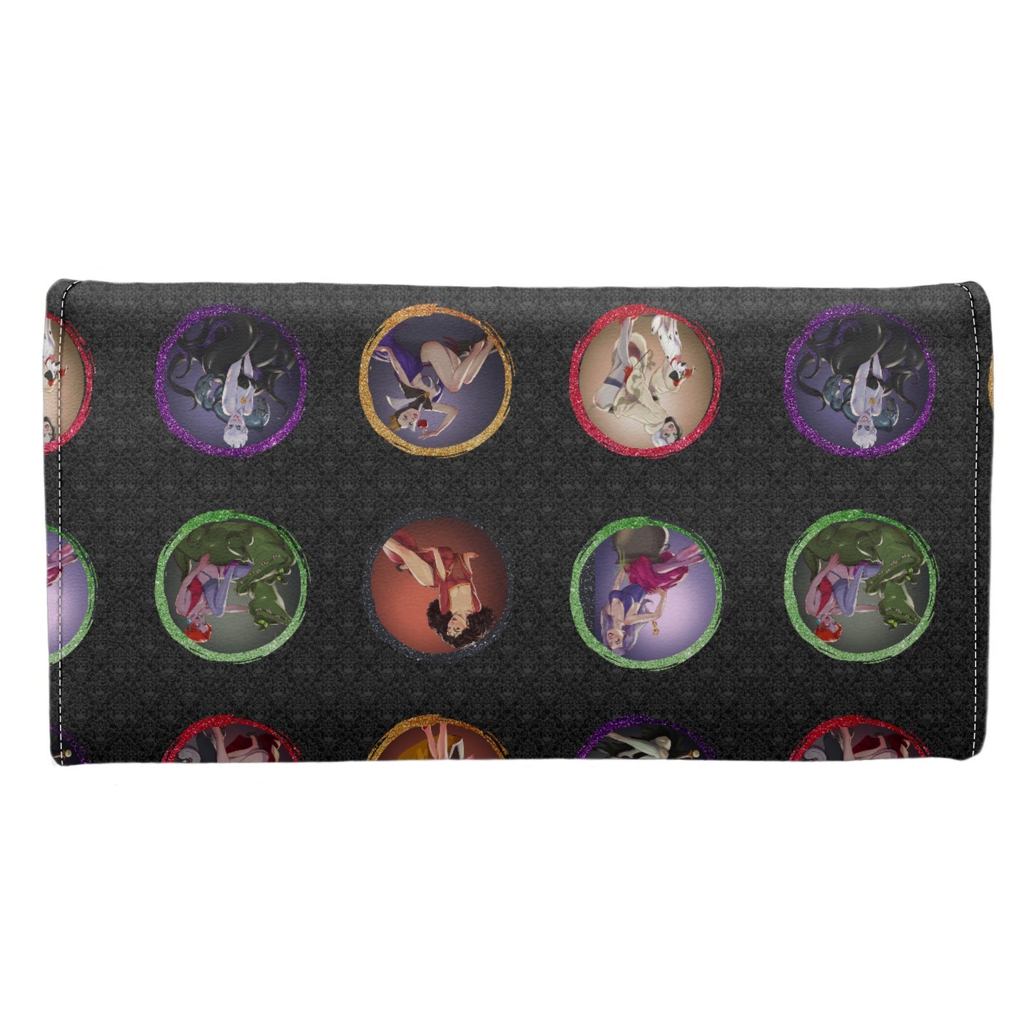 Villains Babes Long Folding Wallet