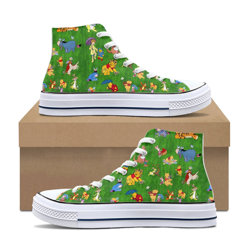 Spring Winnie High Top Canvas Shoes