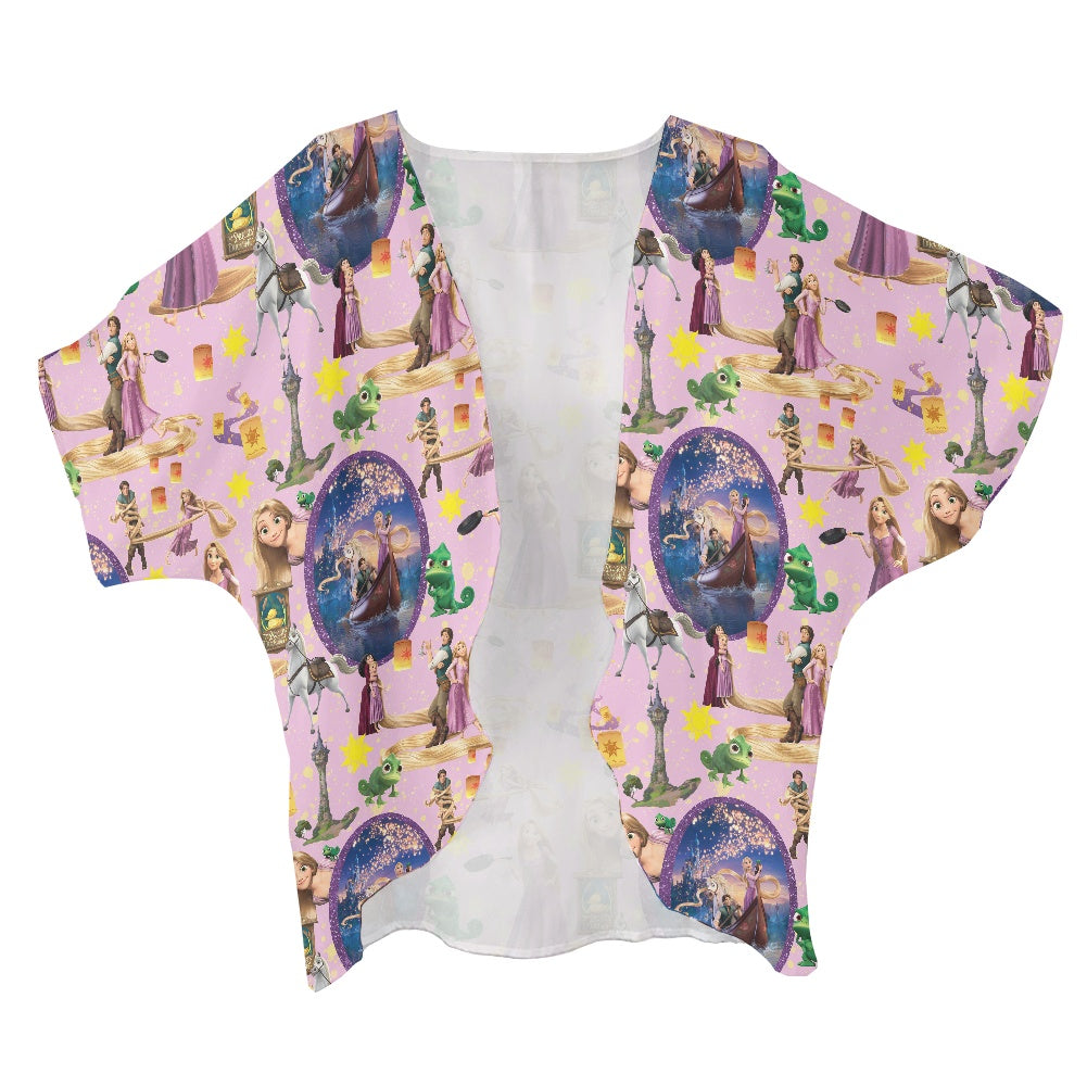 Floating Lanterns Women's cardigan chiffon shirt