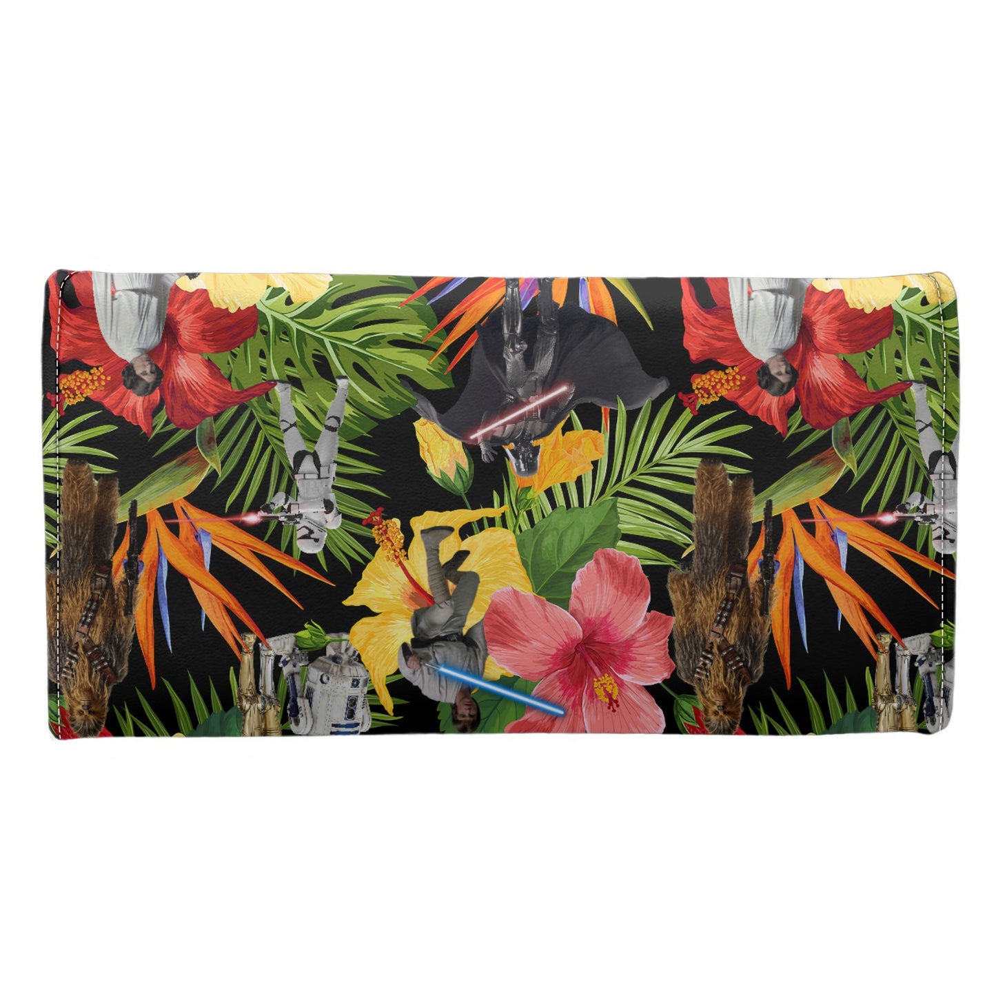 Tropical SW Long Folding Wallet