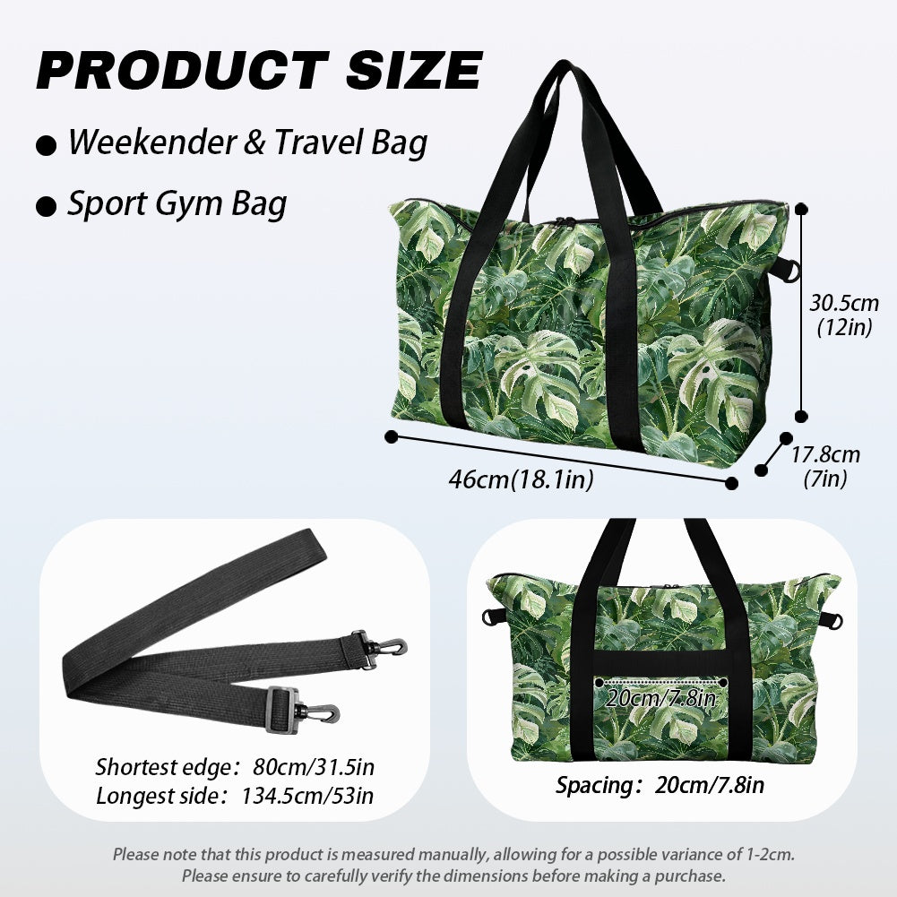 Monstera Lightweight Luggage Travel Bag