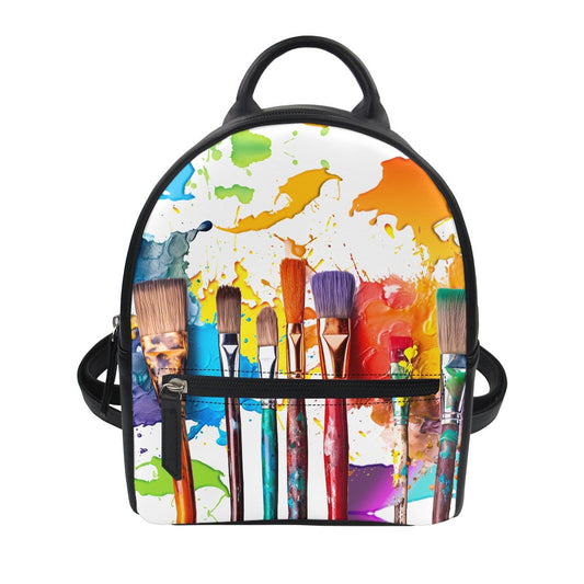 Paint Brushes Small Backpack