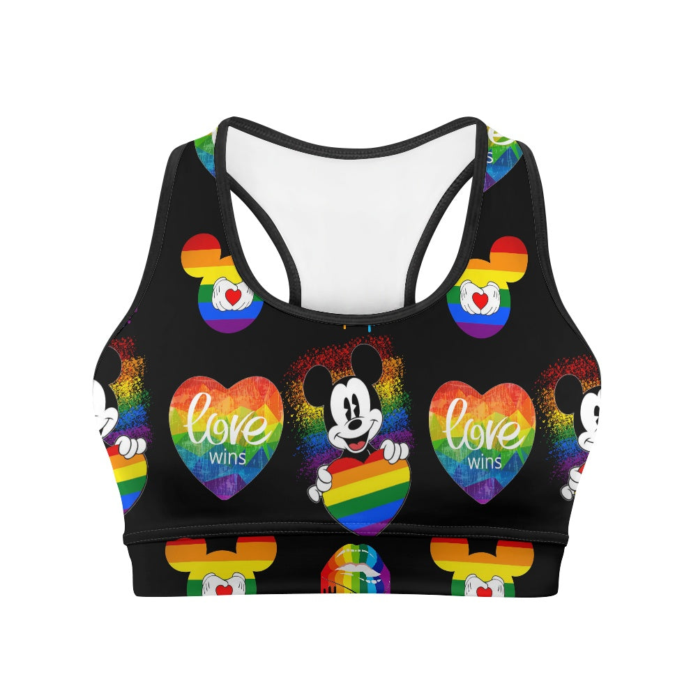 Mouse Pride Women's Sports Vest