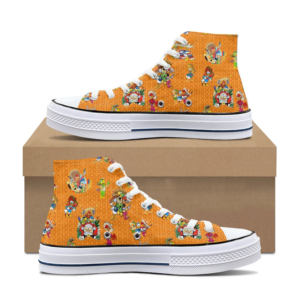 3 Amigos High Top Canvas Shoes