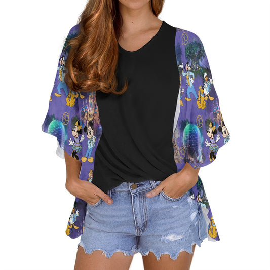 50th Friends Women's cardigan chiffon shirt