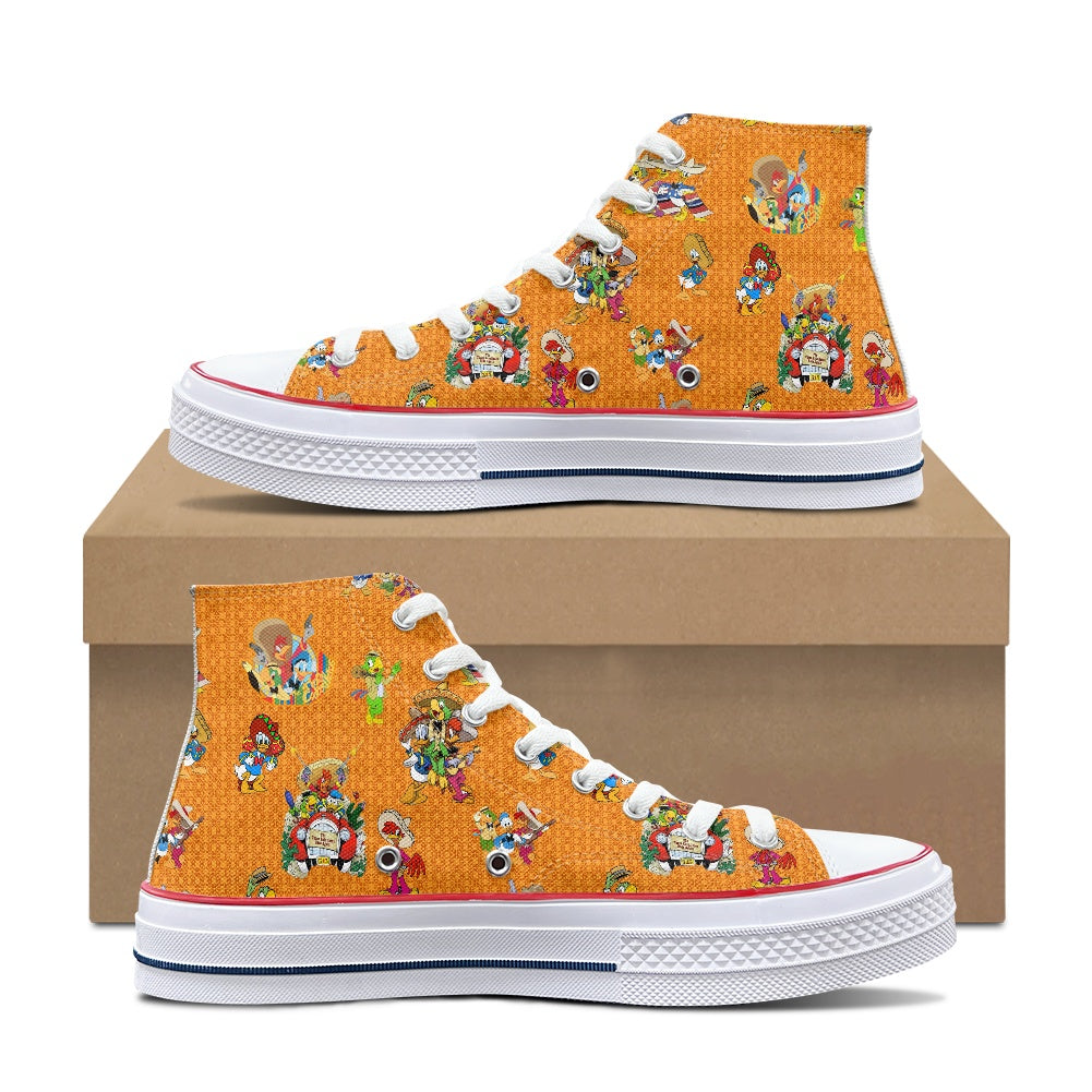 3 Amigos High Top Canvas Shoes