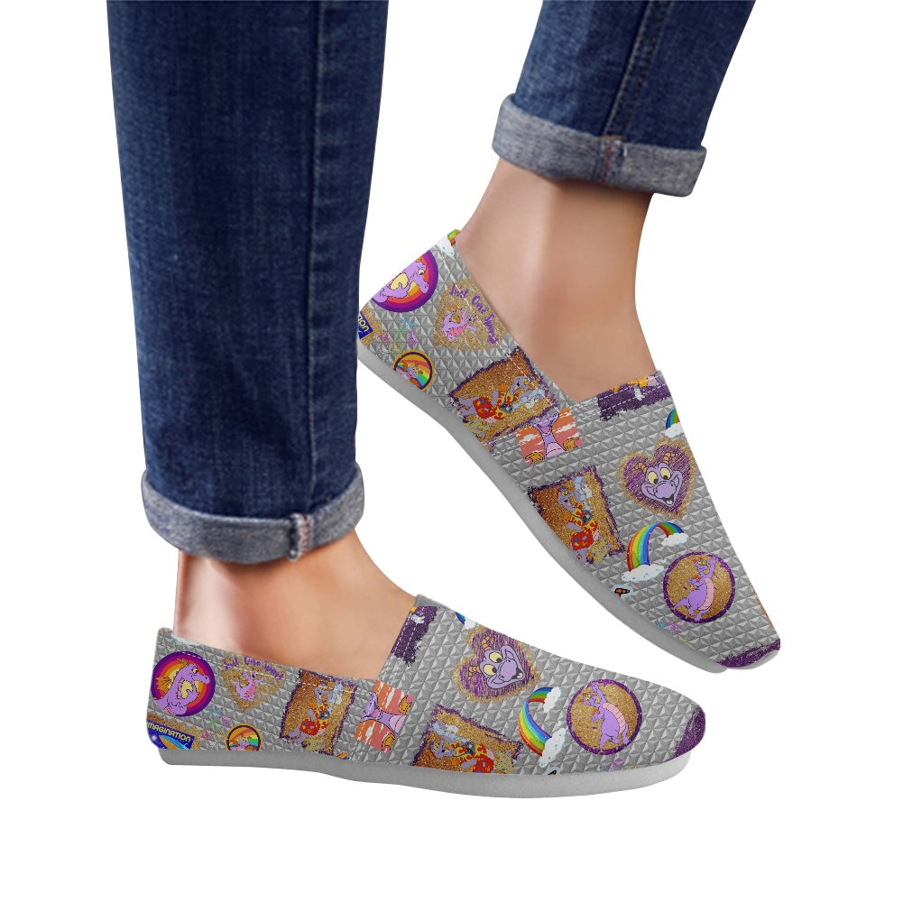 Purple Dragon Slip On Toms