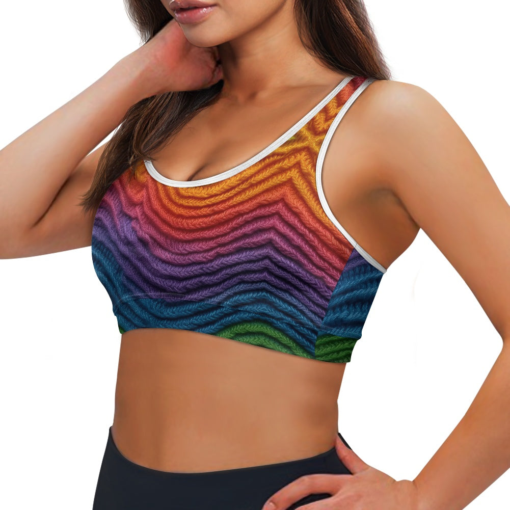 Ombré Knit Women's Sports Vest