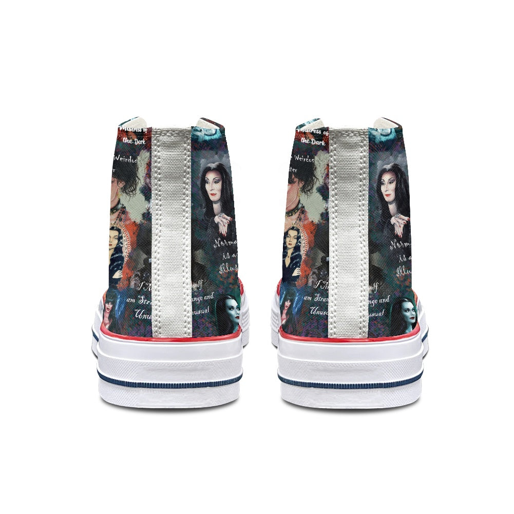 Spooky Babes High Top Canvas Shoes