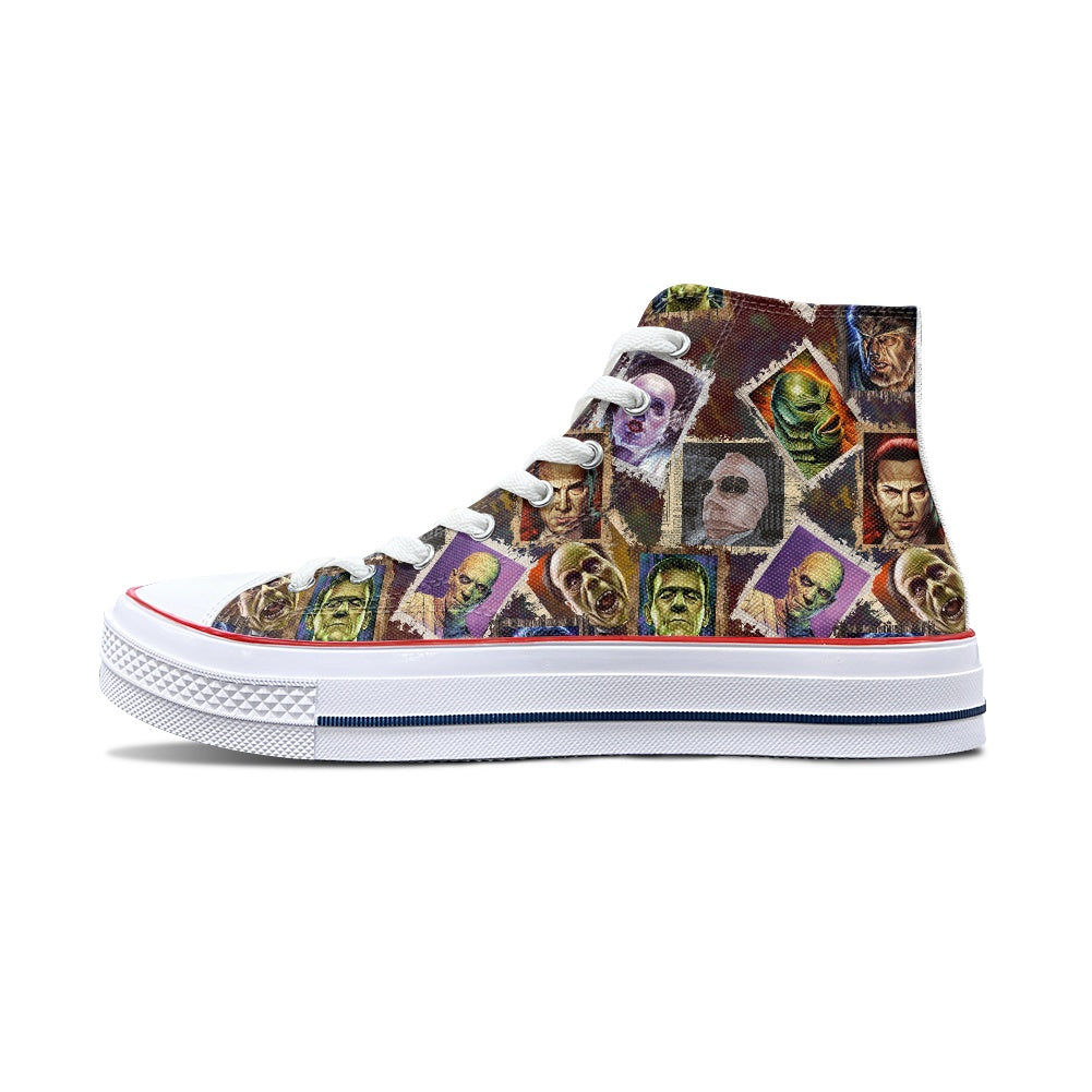 Movie Monsters High Top Canvas Shoes