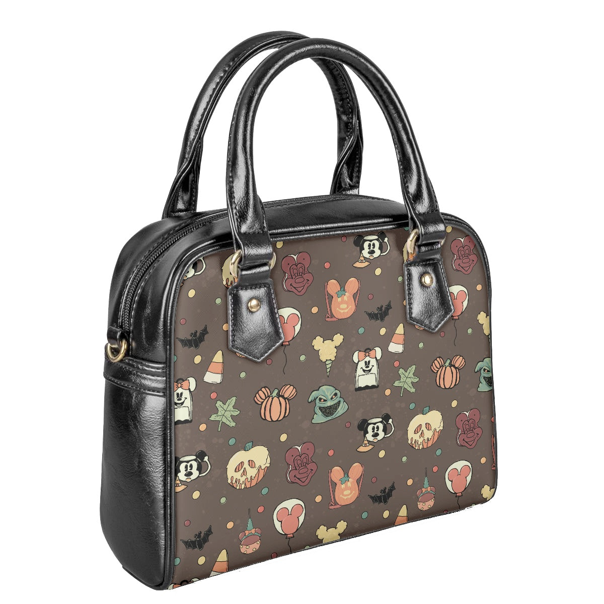 Boho Halloween Brown Bowler Bag