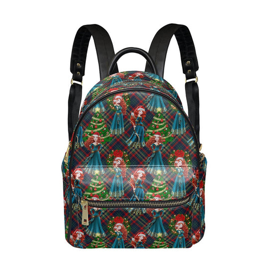 Scottish Christmas Casual Backpack for women