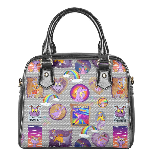 Purple Dragon Bowler Bag