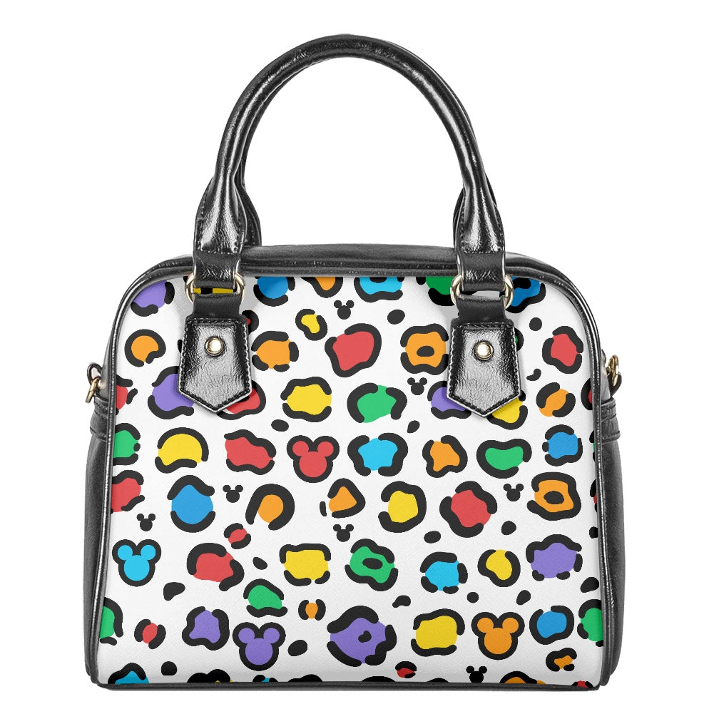 Primary Cheetah Bowler Bag