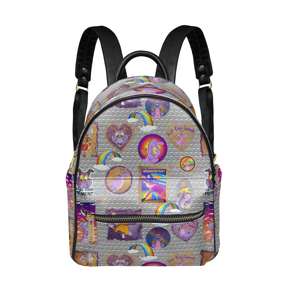 Purple Dragon Casual Backpack for women