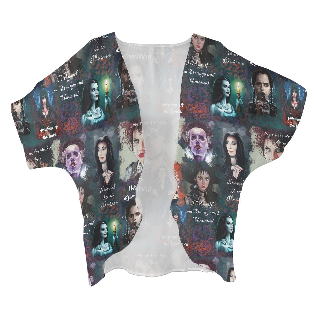 Spooky Babes Women's cardigan chiffon shirt