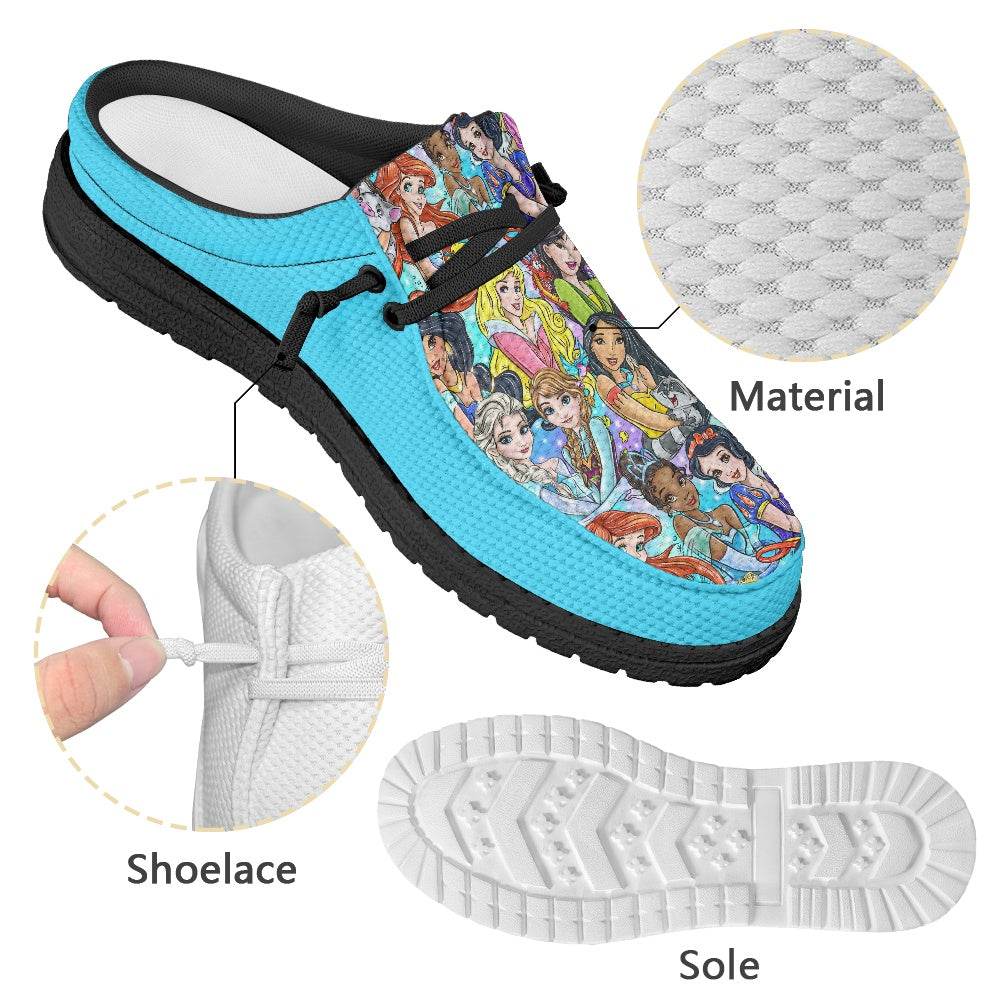 Princess Sketch MESH DUDE SHOES