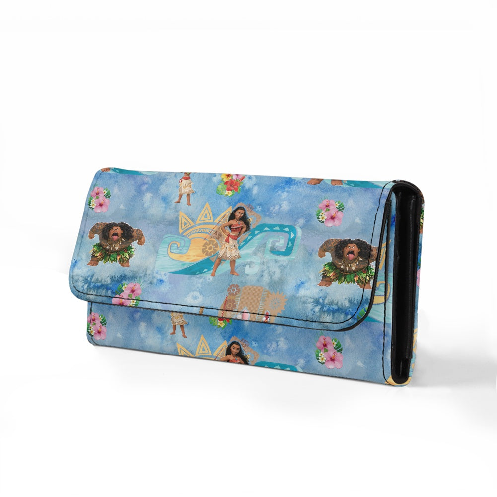 Island Girl Long Folding Wallet