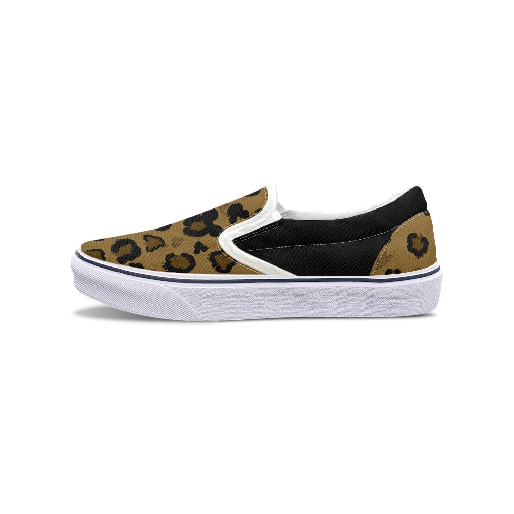 Cheetah Mouse Pedal canvas shoes for Adult