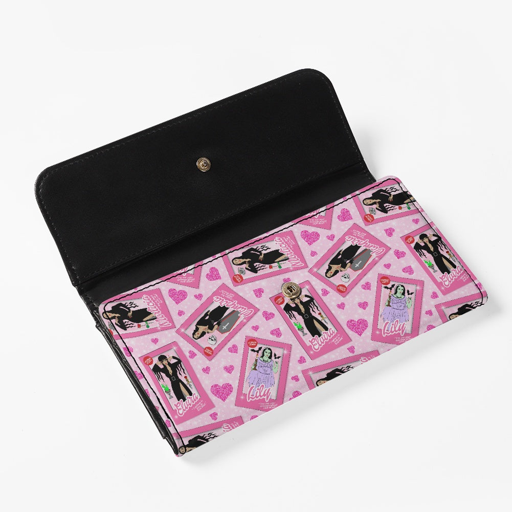 Spooky Dolls Long Folding Wallet