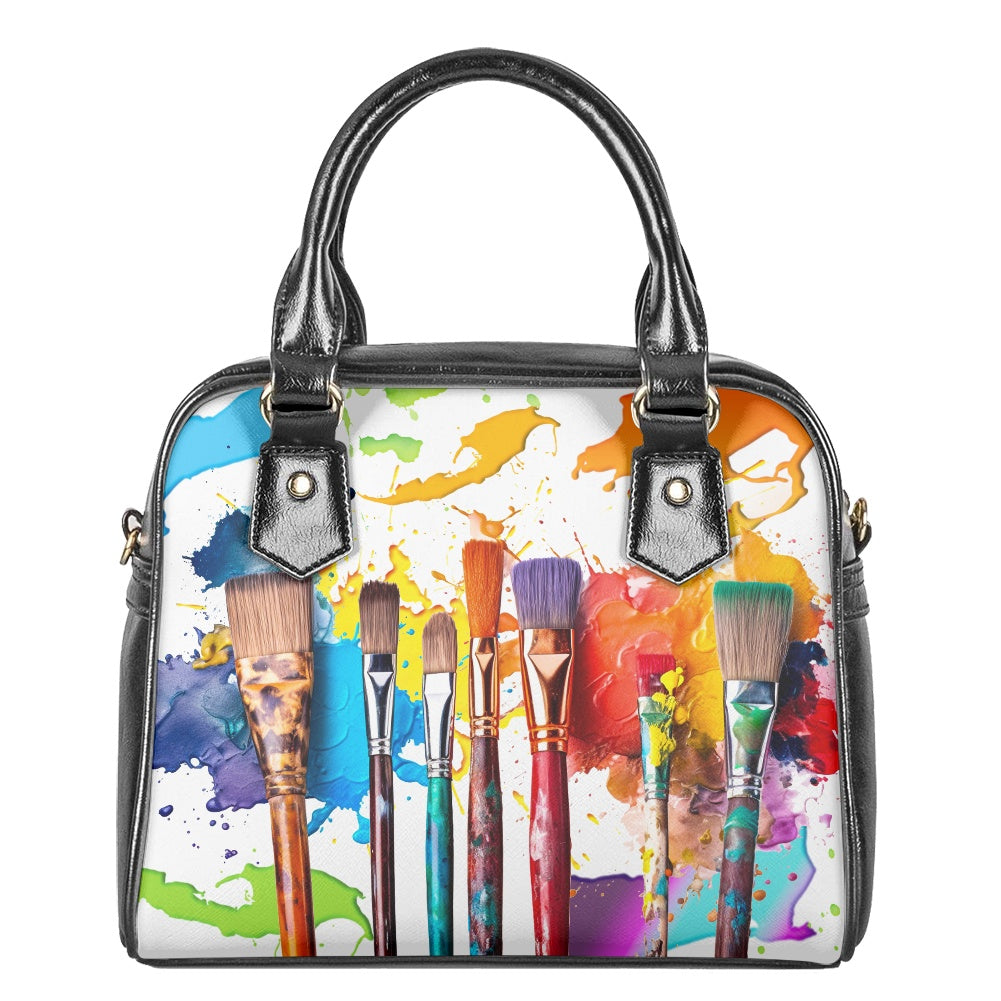 Paint Brushes Bowler Bag