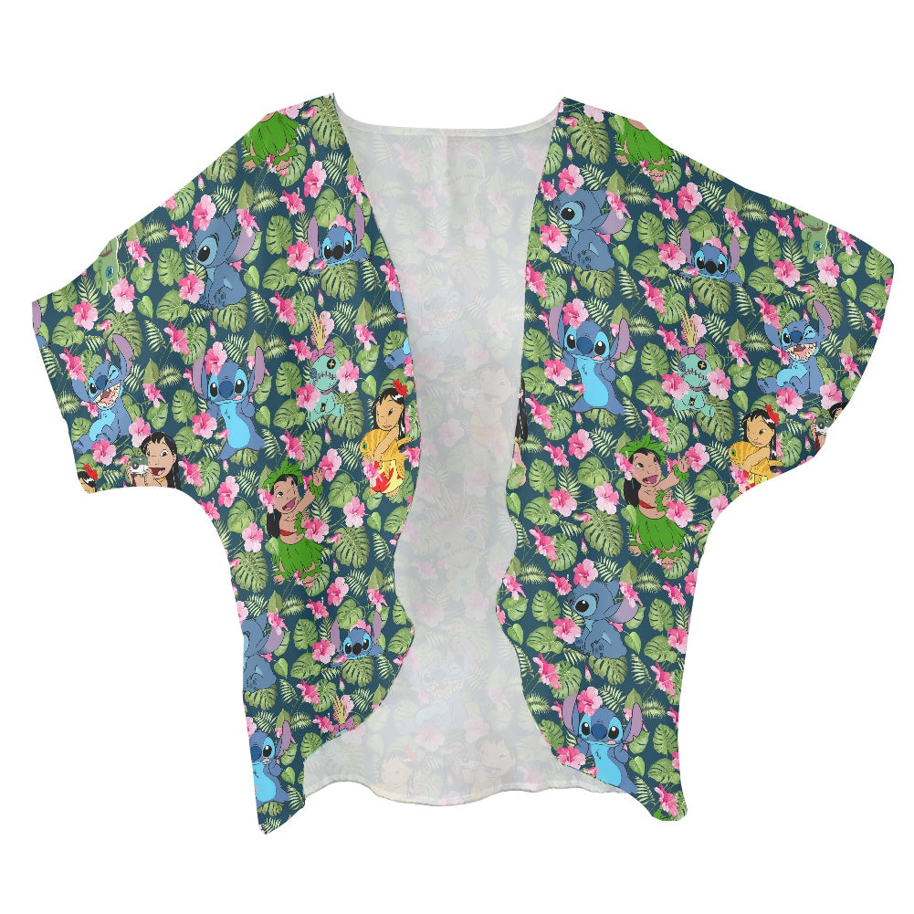 Hawaiian Alien Women's cardigan chiffon shirt