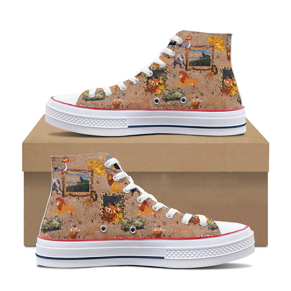 Pride Rock High Top Canvas Shoes