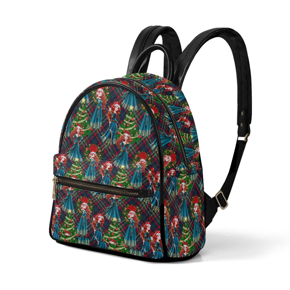 Scottish Christmas Casual Backpack for women