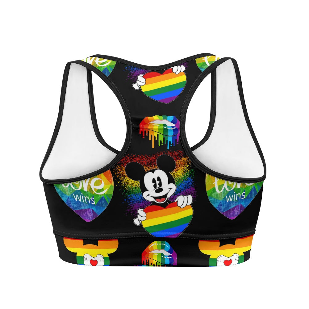 Mouse Pride Women's Sports Vest