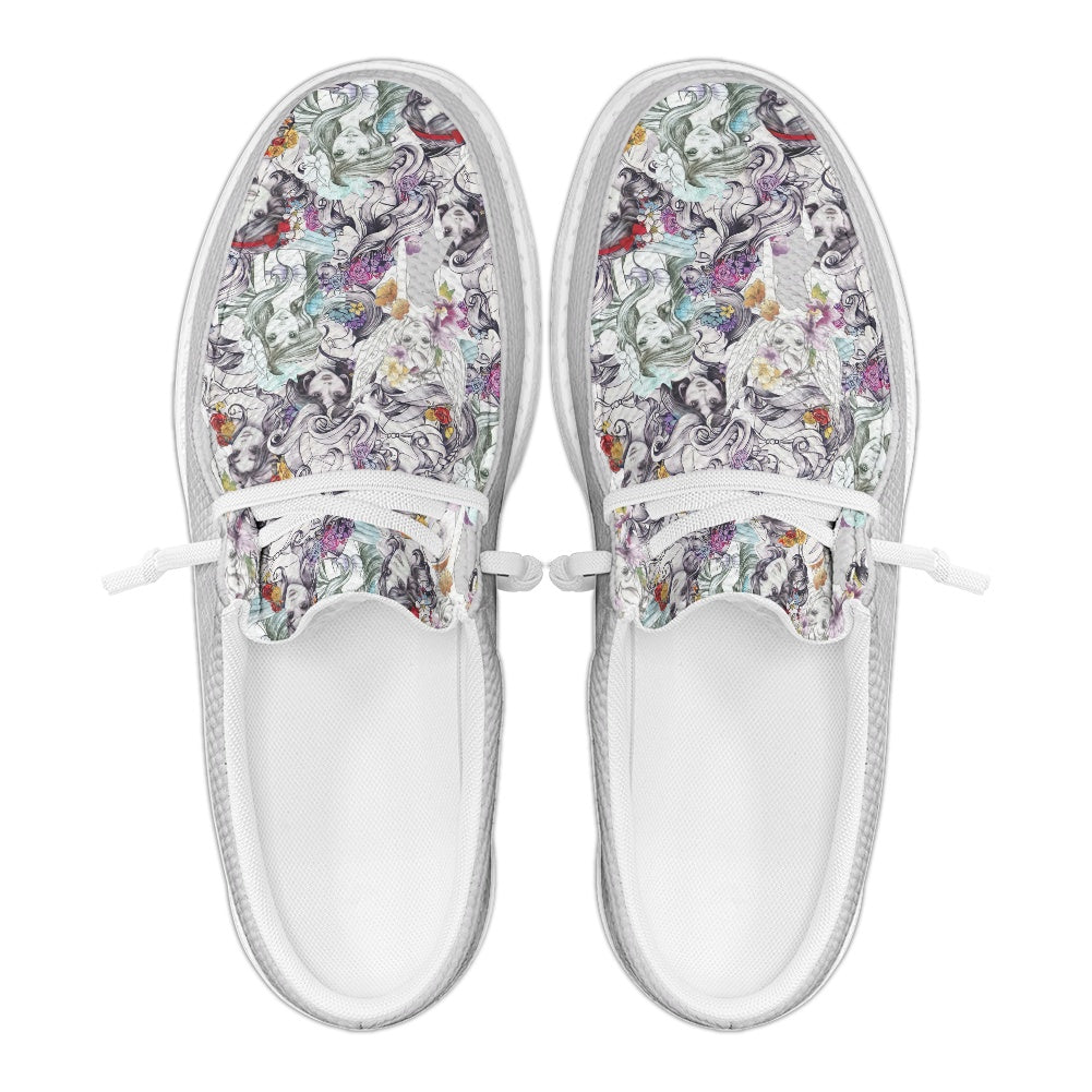 Princess Floral MESH DUDE SHOES