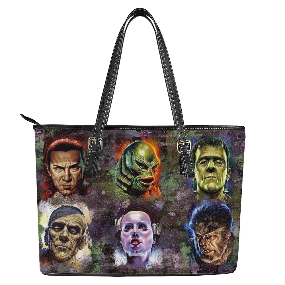 Movie Monsters Large Tote