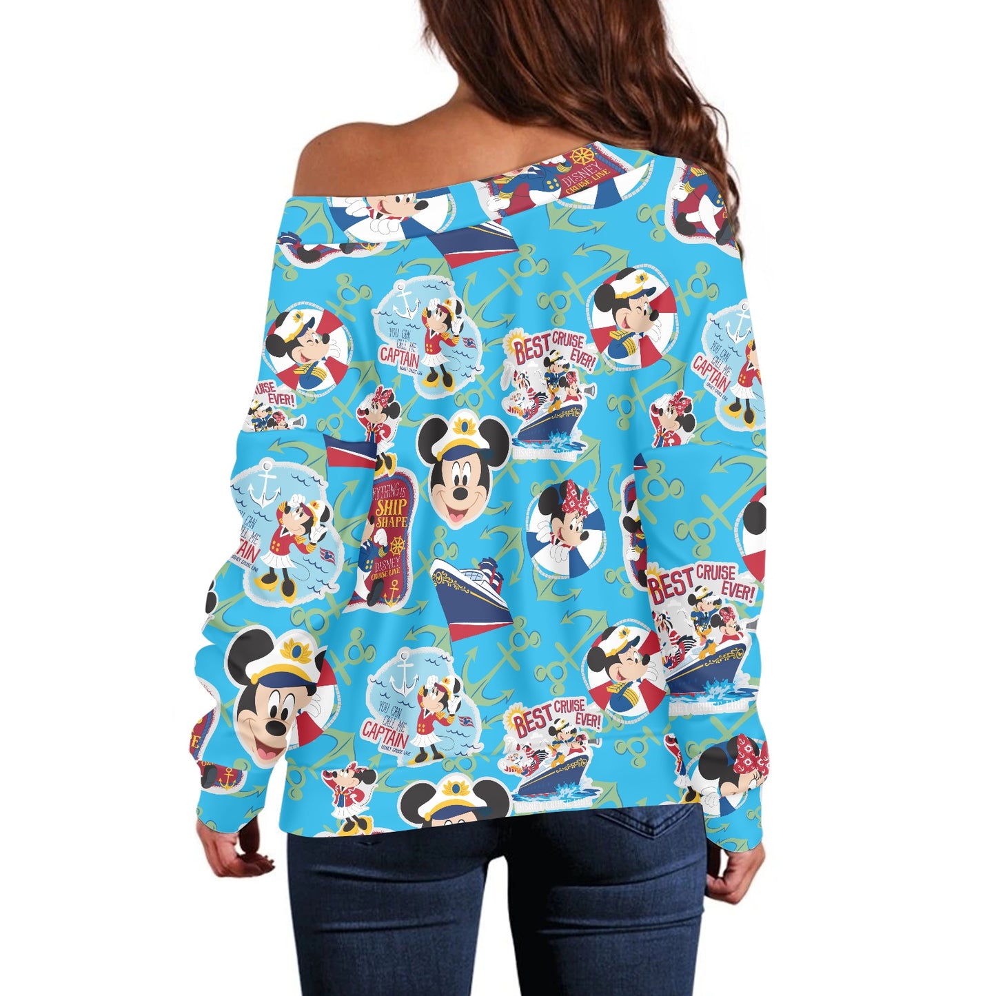 Cruise Mouse Women's one-shoulder top